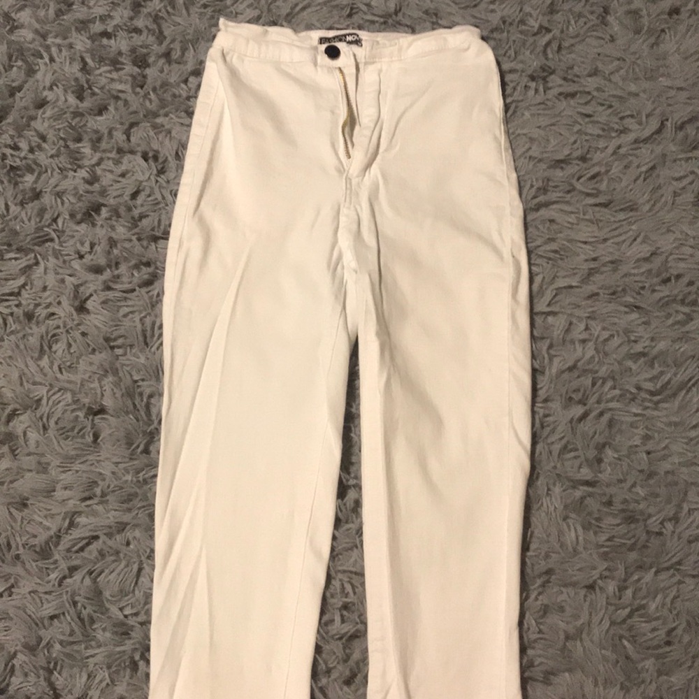 White High waisted Fashion Nova Jeans
